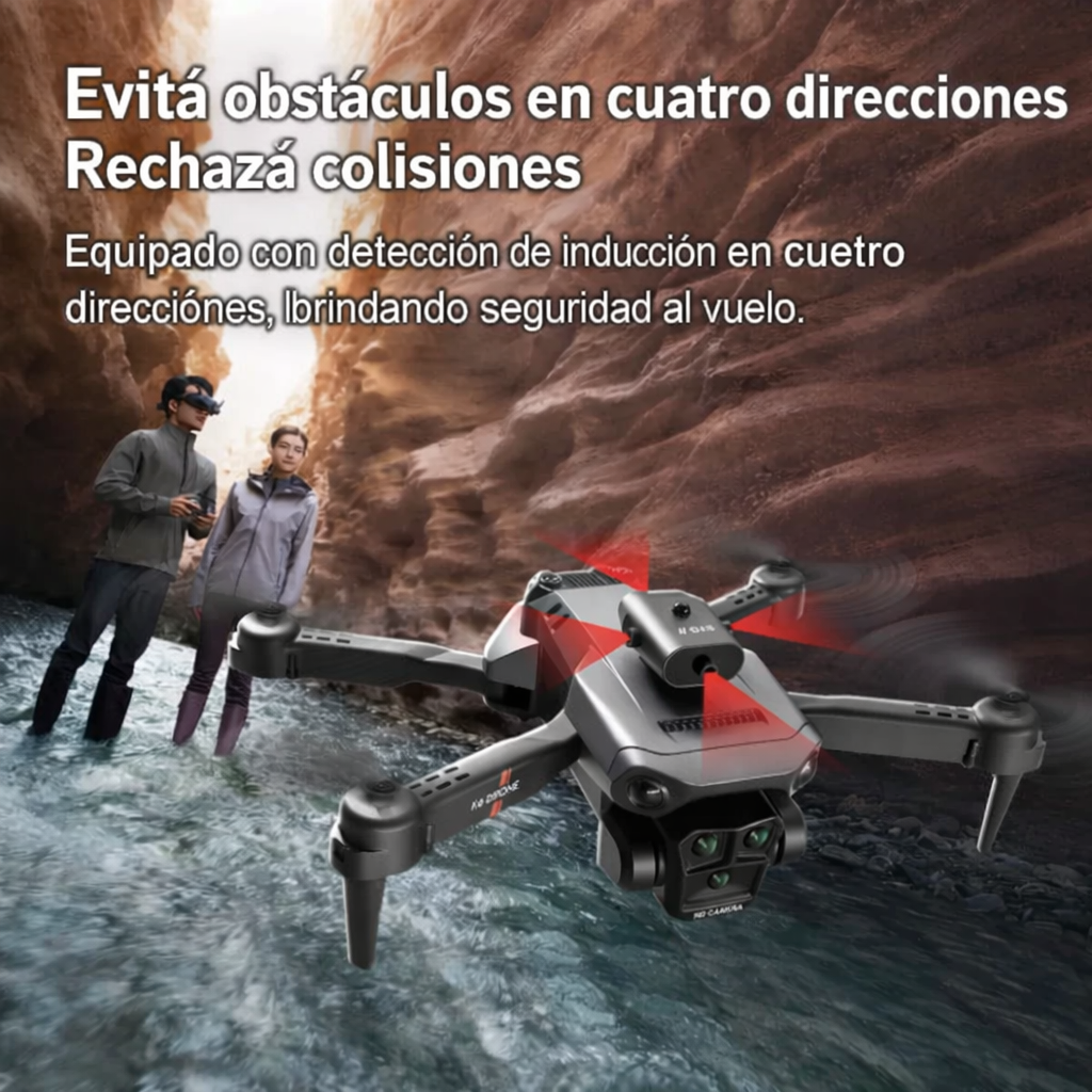 Drone con Cámara 4K HD – Perfecta para viajes, fotografía y regalos 📸✨ Plegable · Fácil de volar · Batería de larga duración - ¡OFERTA POR TIEMPO LIMITADO: 50% DE DESCUENTO! 🎁